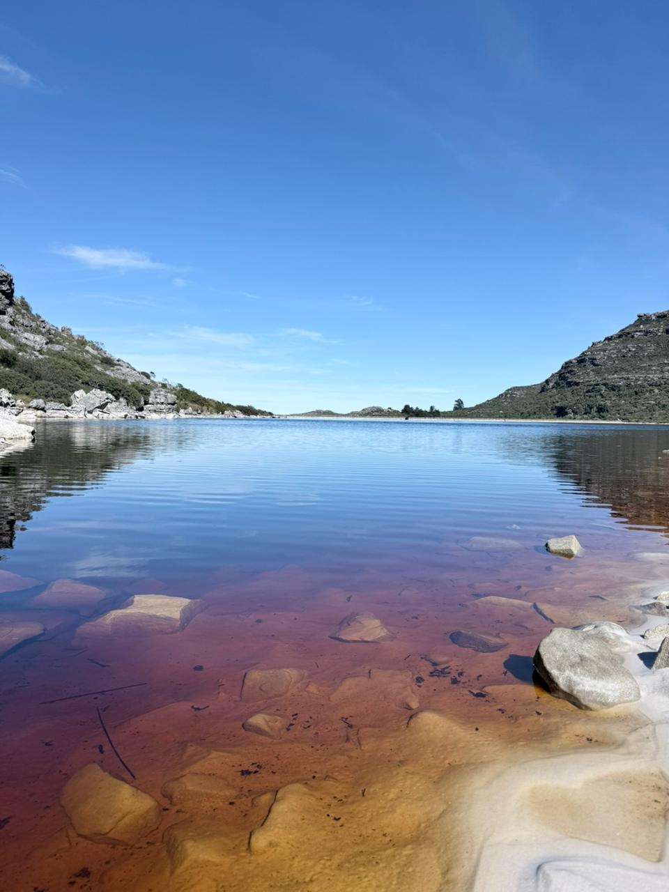 Hely-Hutchinson Reservoir above Skeleton Gorge